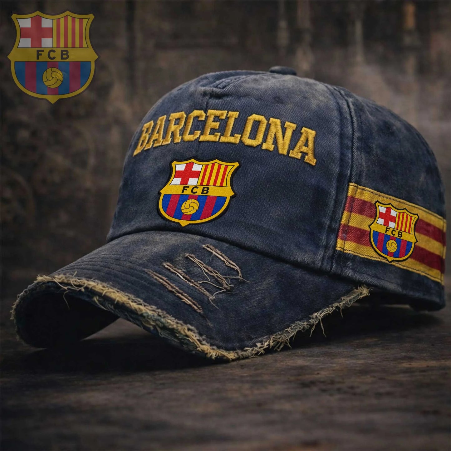 Barca Denim Premium Cap