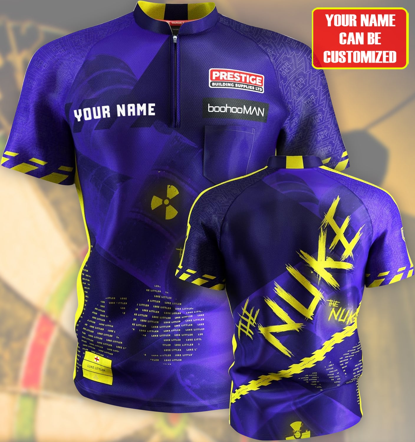 Personalized Luke Littler Darts All Over Printed Unisex Shirt