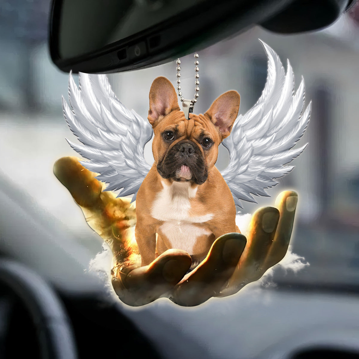 French bulldog Angel Wings Ornament