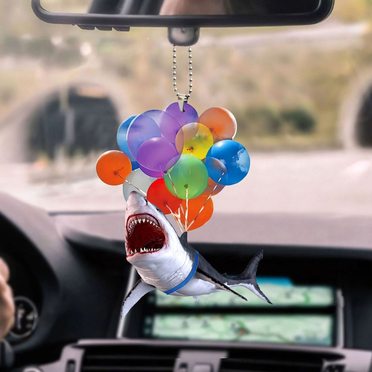 Shark Bubble Hanging Ornament