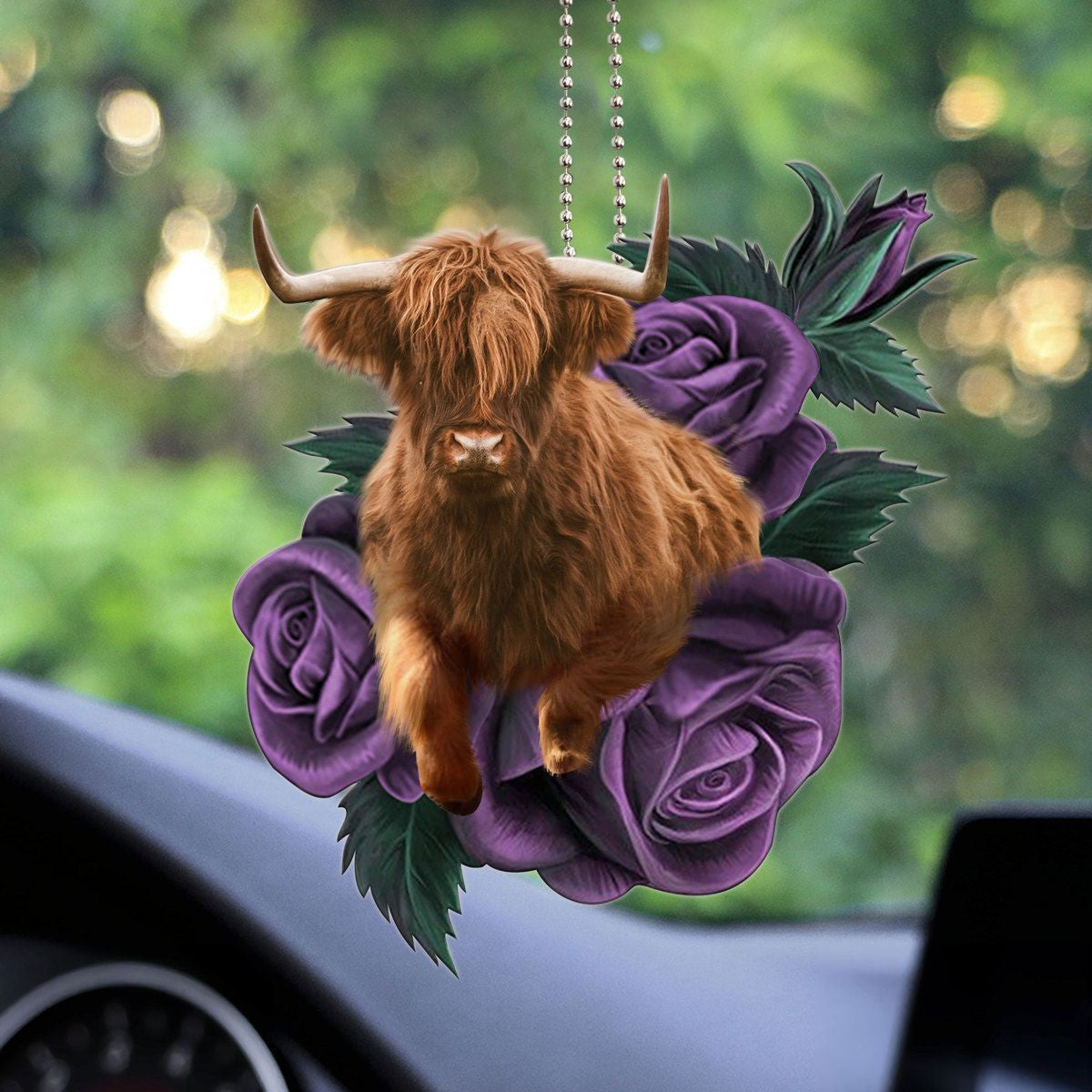 Highland cattle Hanging Ornament