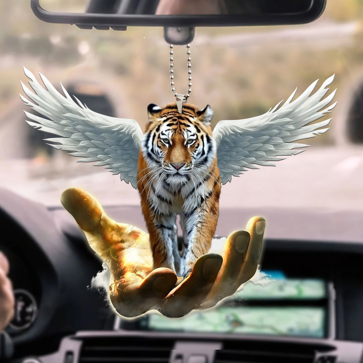 Tiger Wings Car Ornament