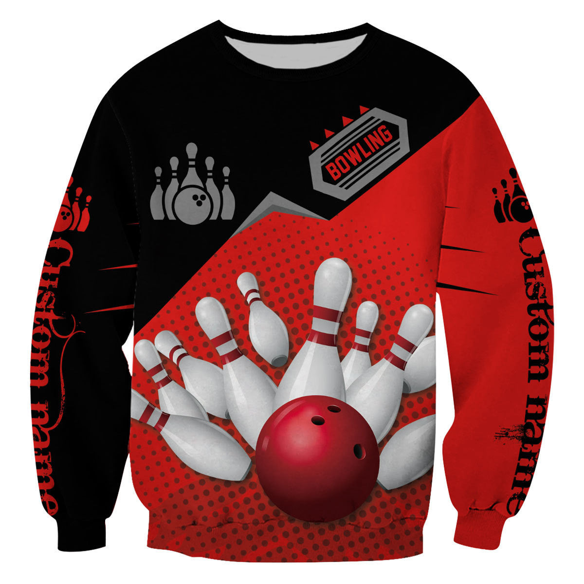 Personalized Name Bowling Q3 All Over Printed Unisex Shirt