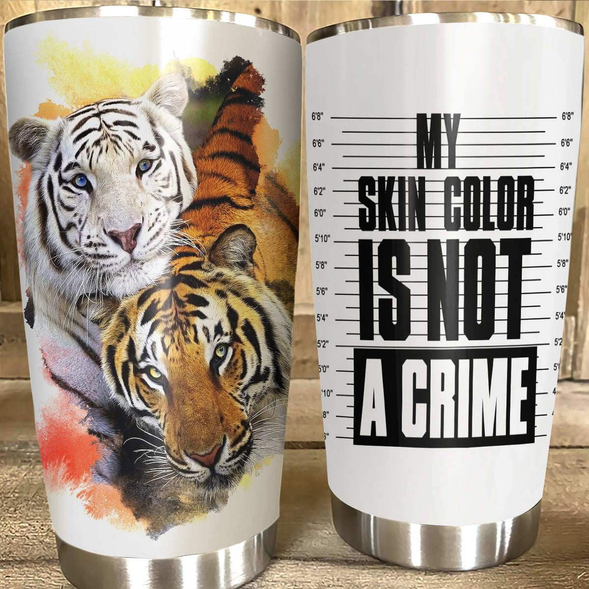 Tiger Skin Color Tumbler 20oz 30oz Cup