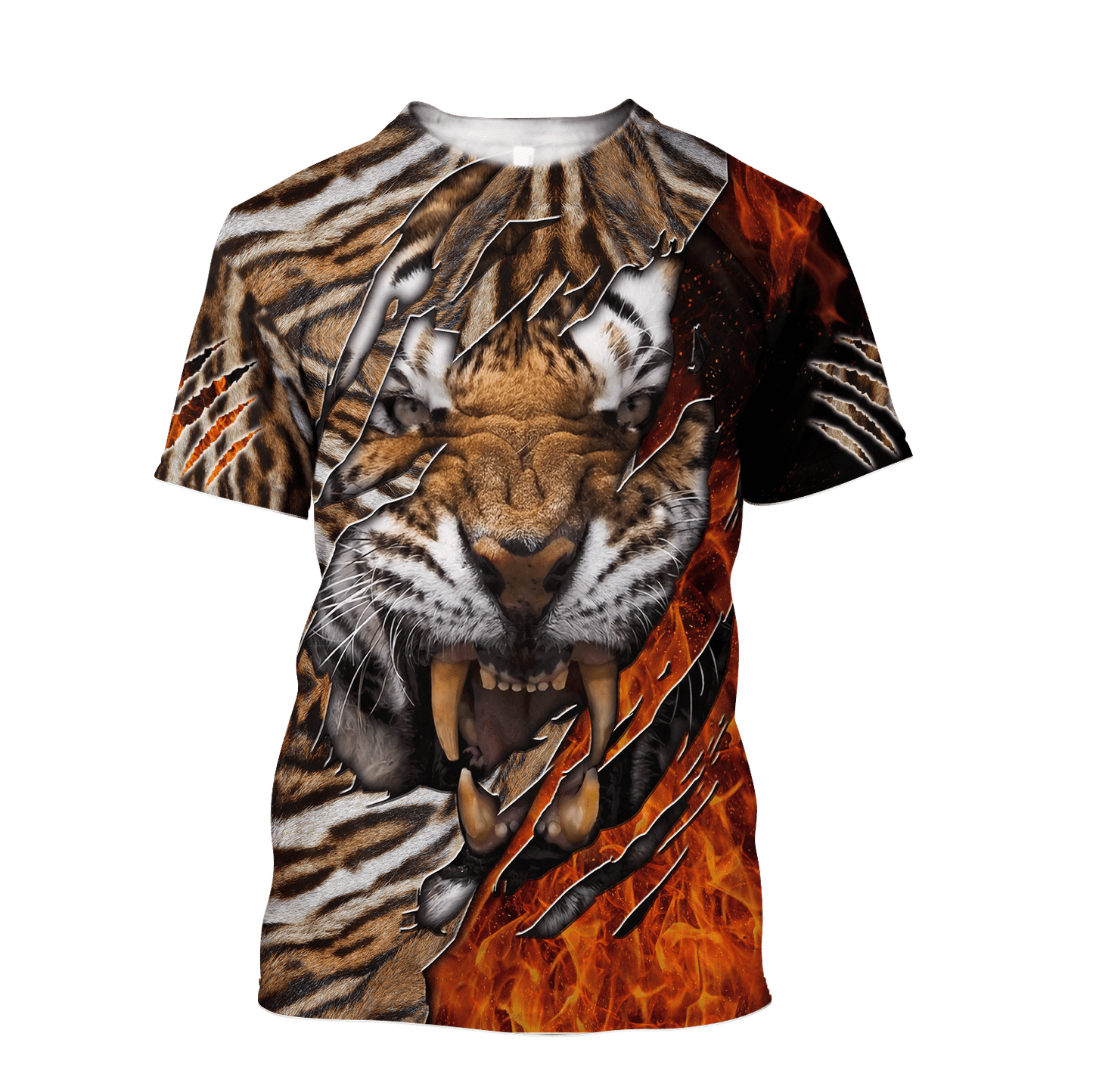 Tiger Warrior Art All Over Printed Unisex Shirt Q051211