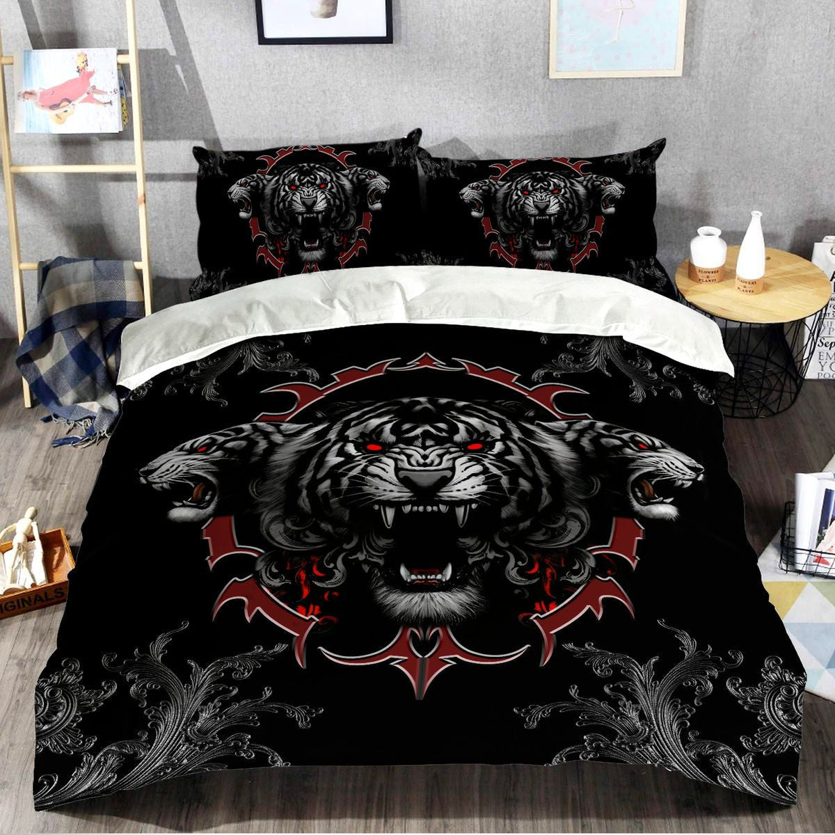 Tiger Gothic Art Q2 Bedding Set
