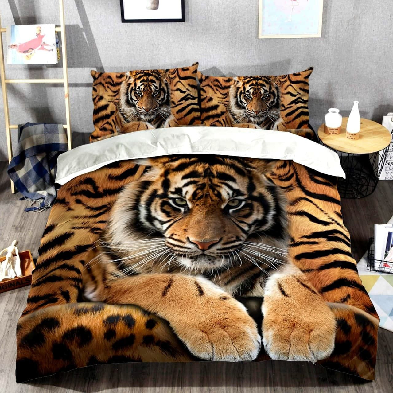 Cool Tiger 2 All Over Printed Bedding Set