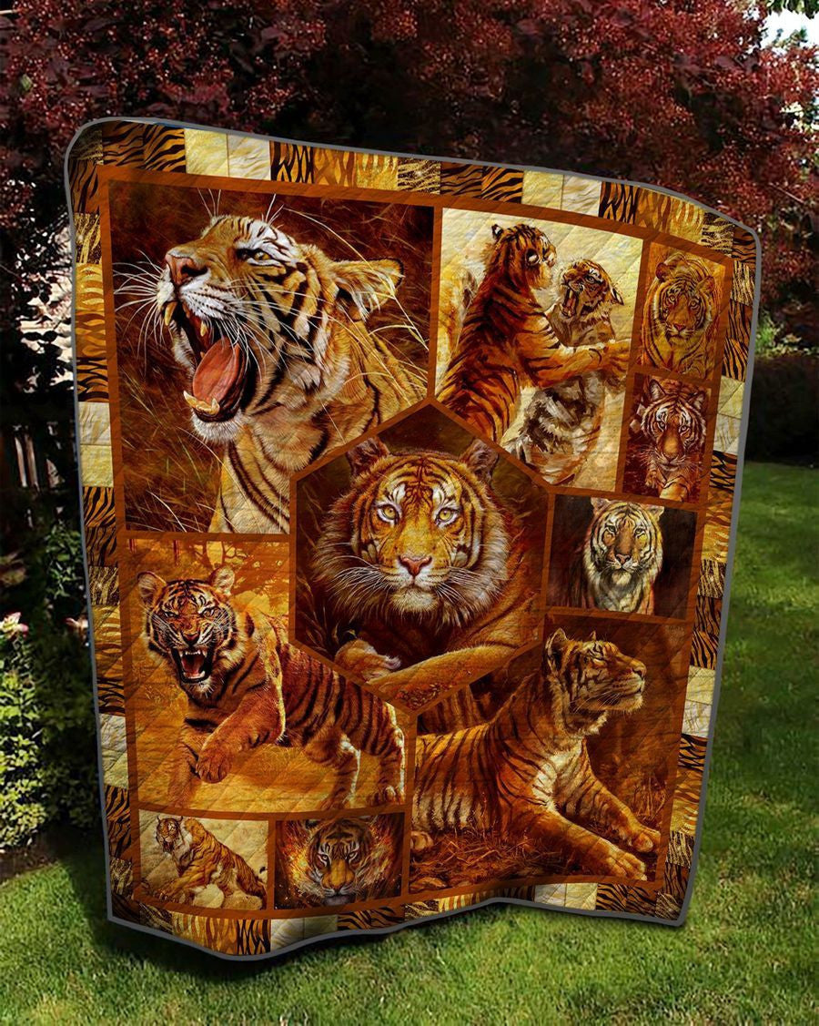 Tiger Quilt Blanket