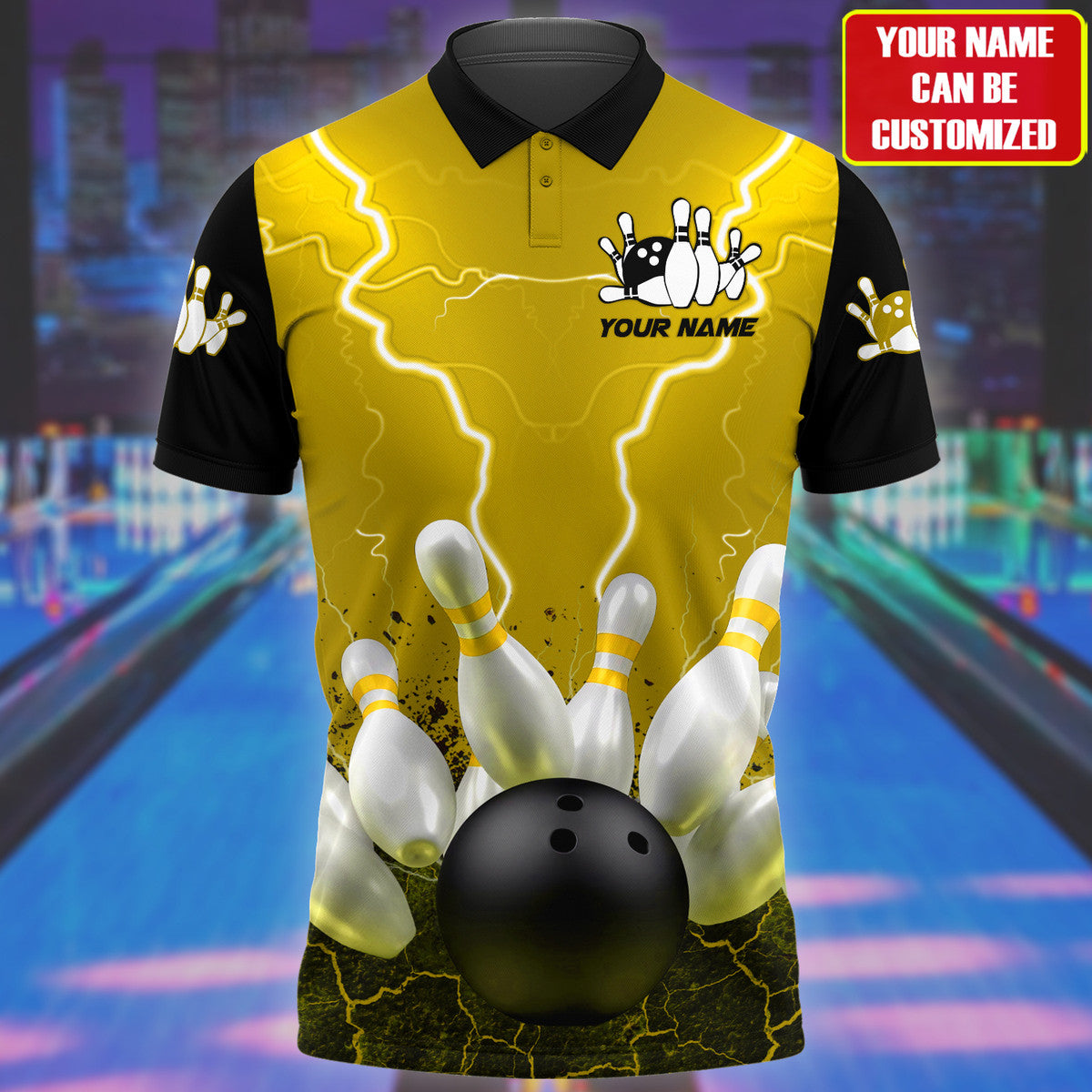 Personalized Name Bowling Player All Over Printed Unisex Shirt - LP10