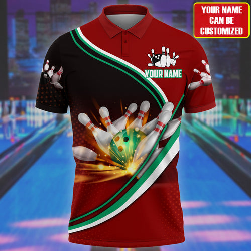 Personalized Name Bowling Q19 All Over Printed Unisex Shirt