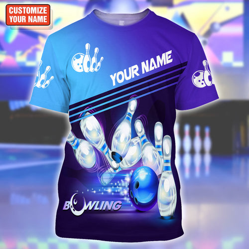 Personalized Name Bowling Q20 All Over Printed Unisex Shirt
