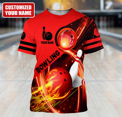 Personalized Name Bowling Q21 All Over Printed Unisex Shirt