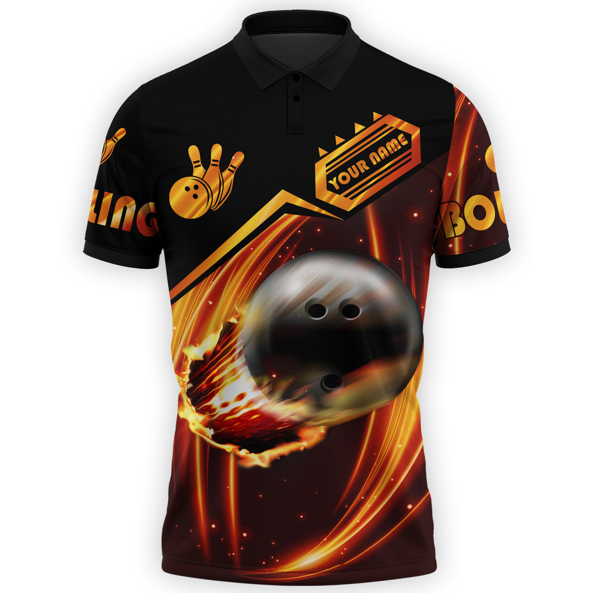 Personalized Name Bowling Q23 All Over Printed Unisex Shirt
