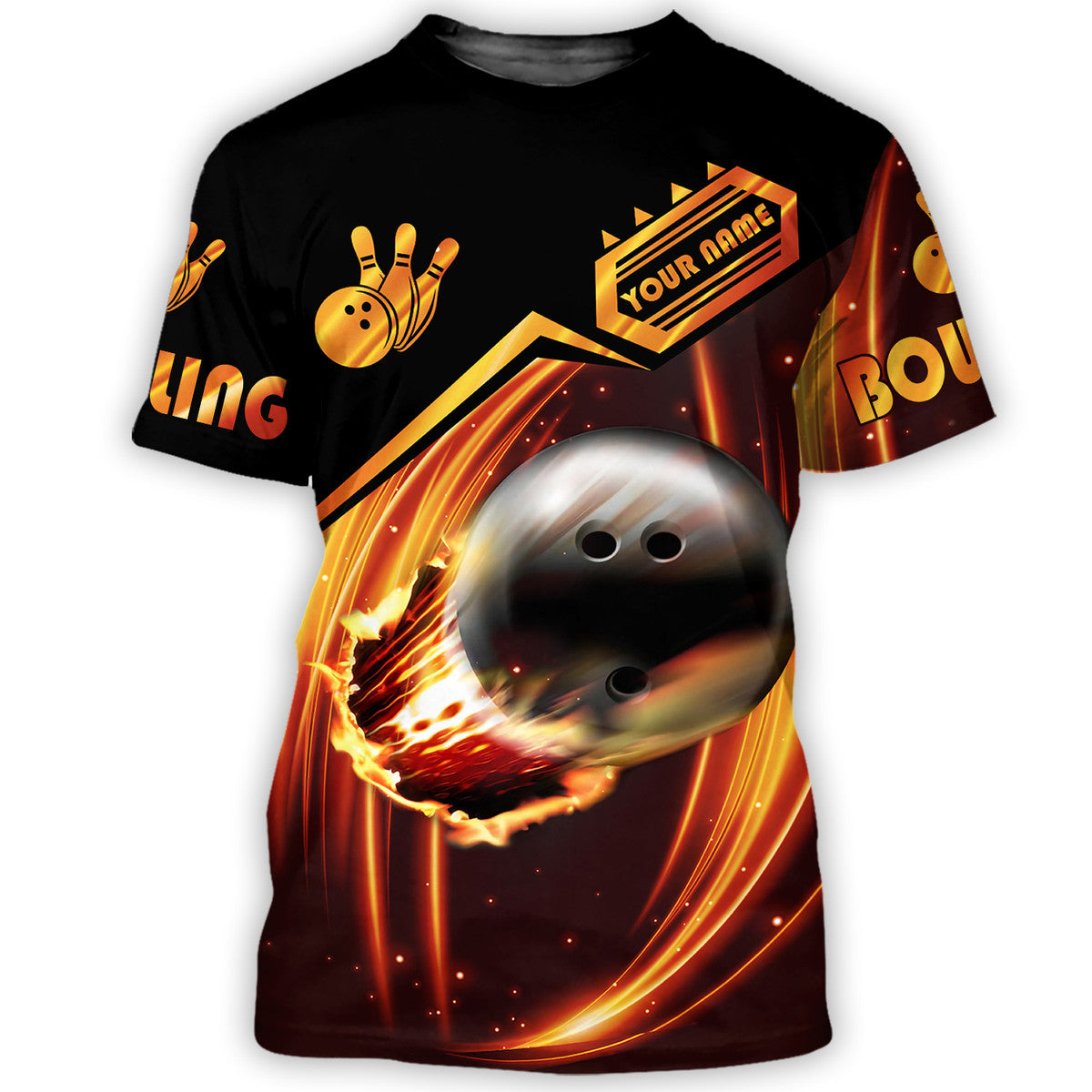 Personalized Name Bowling Q23 All Over Printed Unisex Shirt