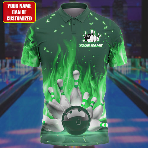 Personalized Name Bowling Q28 All Over Printed Unisex Shirt