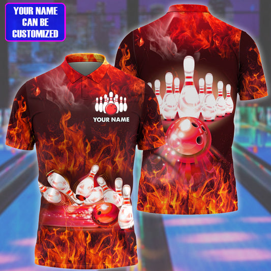Personalized Name Bowling Q56 All Over Printed Unisex Shirt
