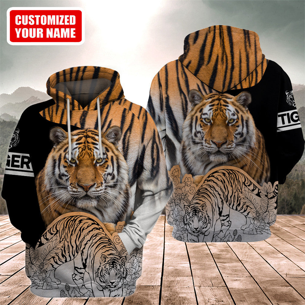 Tiger 10 All Over Printed Unisex Shirt