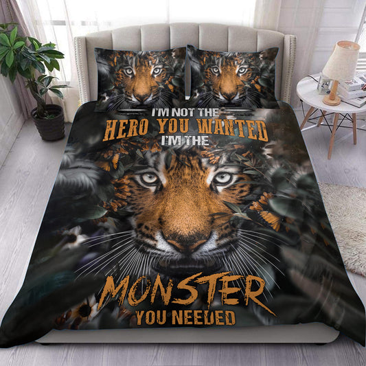 Tiger Monster All Over Printed Bedding Set Q080204
