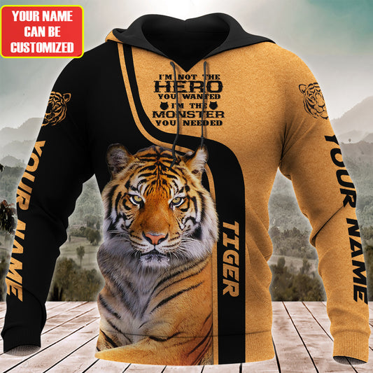Personalized Name Tiger Monster All Over Printed Unisex Shirt Q080205