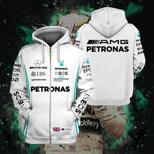 Merc AMG Racing All Over Printed Unisex Shirt White S220120