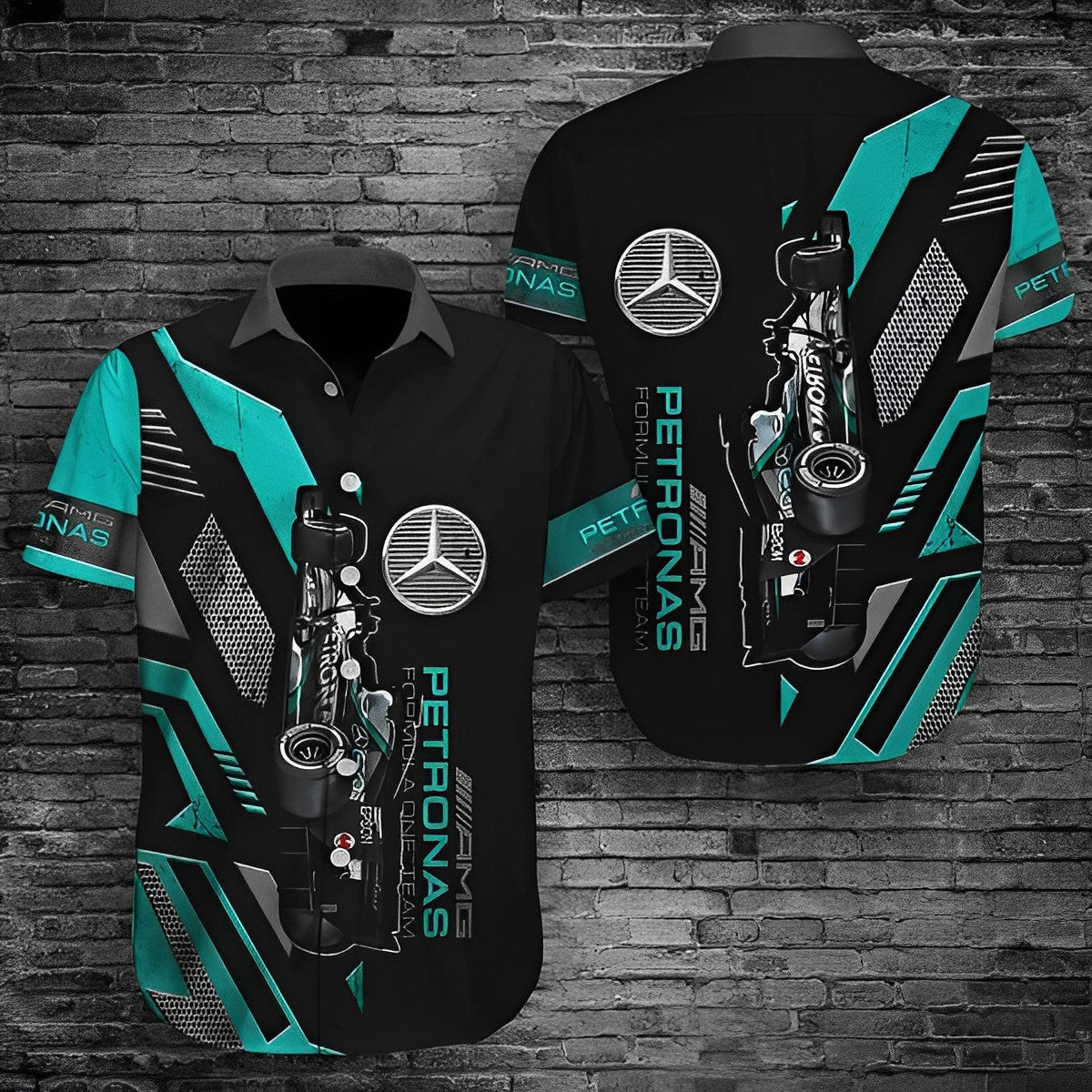 Merc AMG Tropical Hawaii Shirt Beach Short S260220