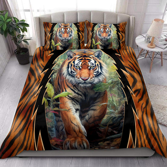 Cool Tiger Jungle All Over Printed Bedding Set Q161009