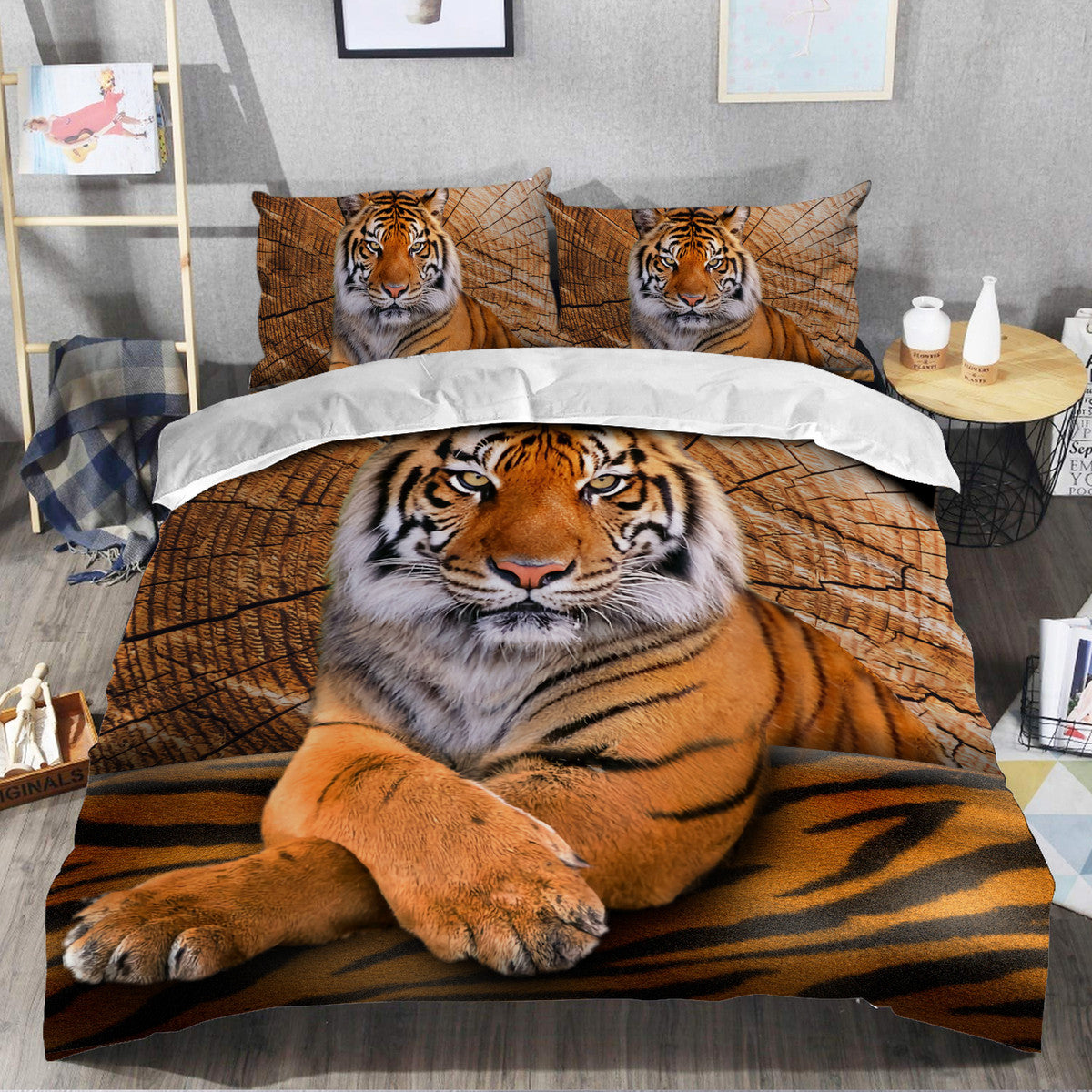 Cool Tiger Q9 All Over Printed Bedding Set Q161010