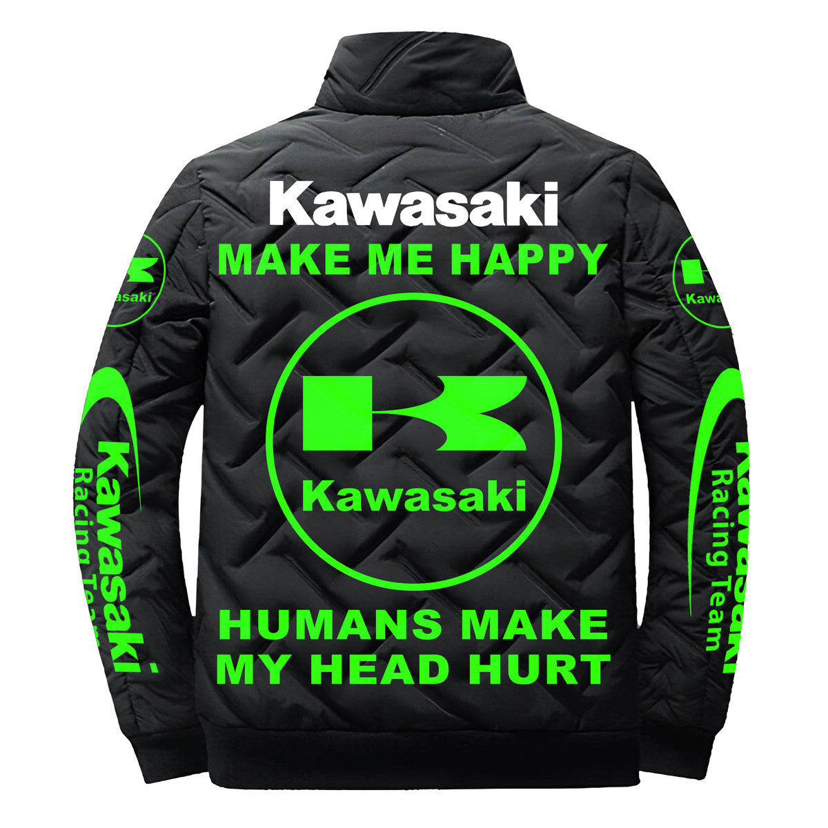 KW Make me Happy Motor Puffer Jacket P181001