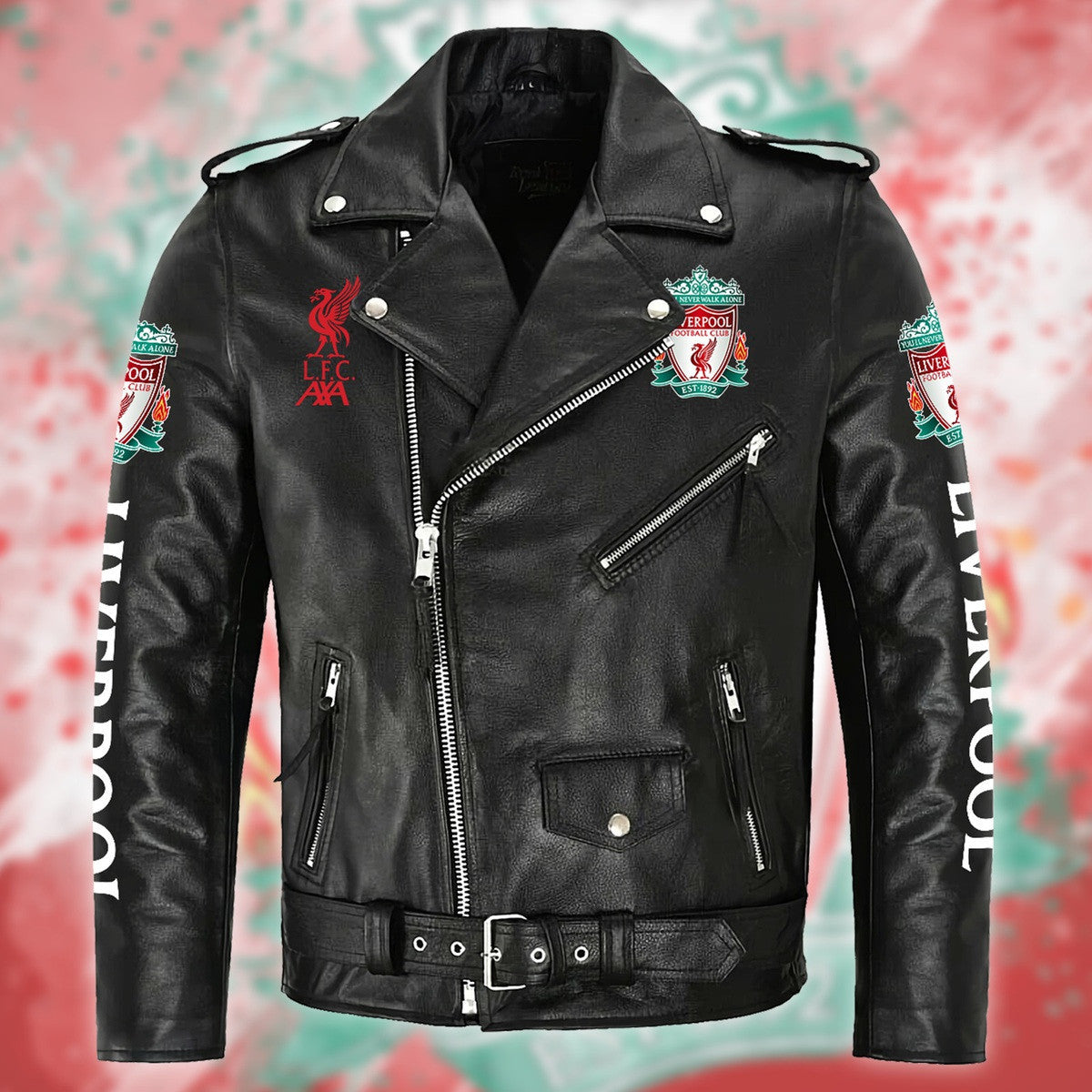 Liverpool Zipper Vintage Leather Jacket S010202