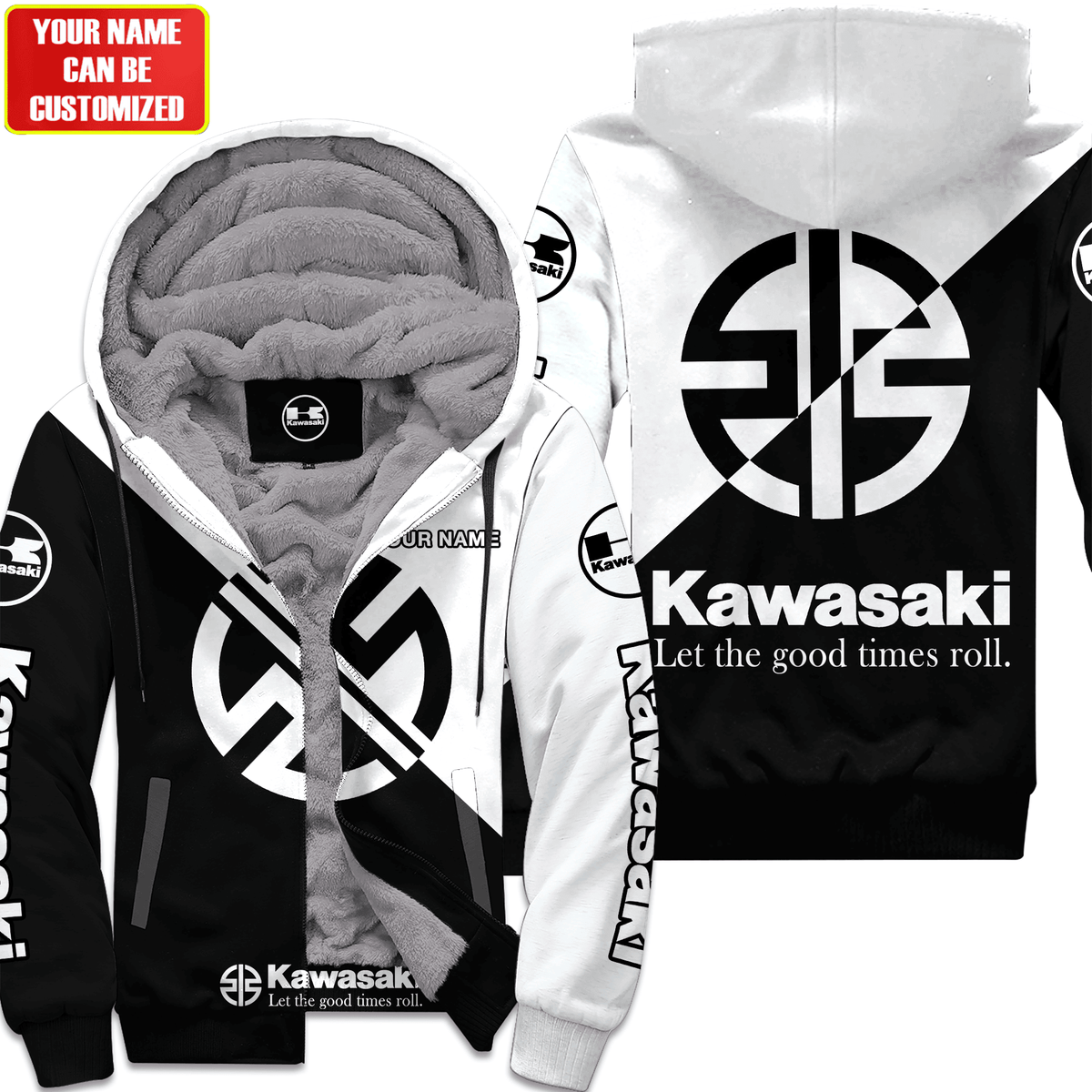 Personalized KW Fleece 3D All Over Printed Unisex Shirt White Version P220202