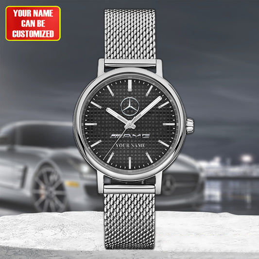 Personalized Merc AMG Stainless Steel Watch Men Women Q140303
