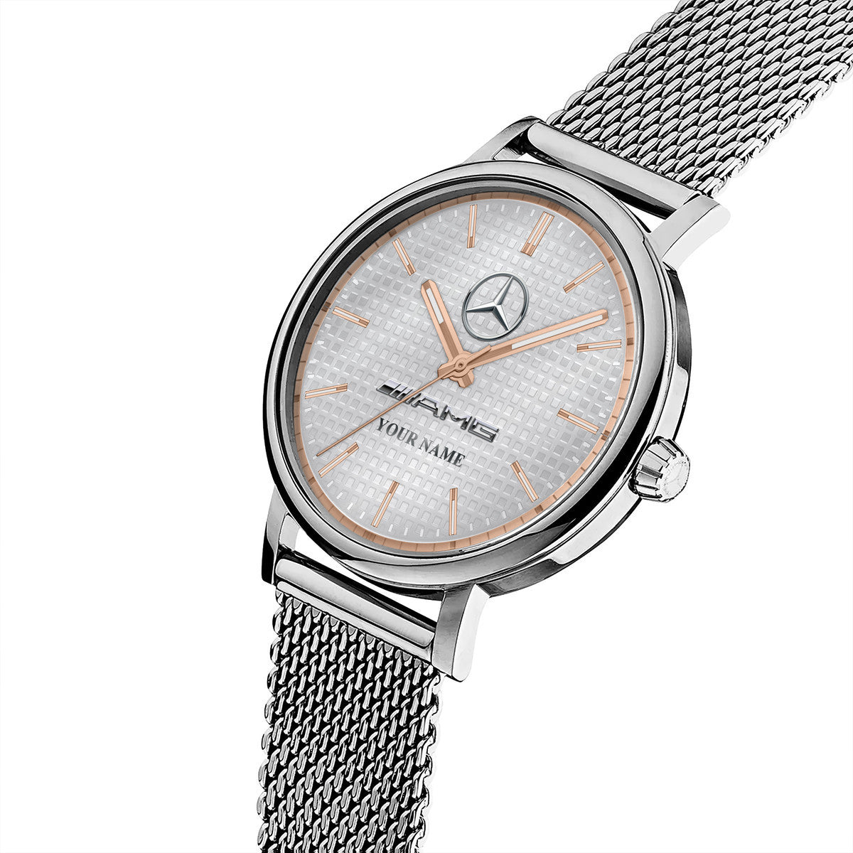 Personalized Merc AMG Stainless Steel Watch Men Women Q140303