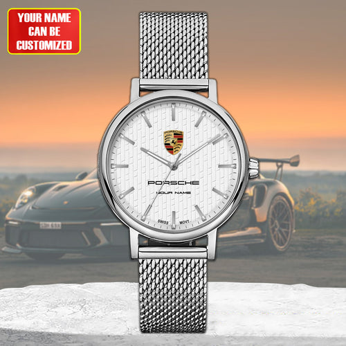 Personalized Pors Stainless Steel Watch Men Women P130301