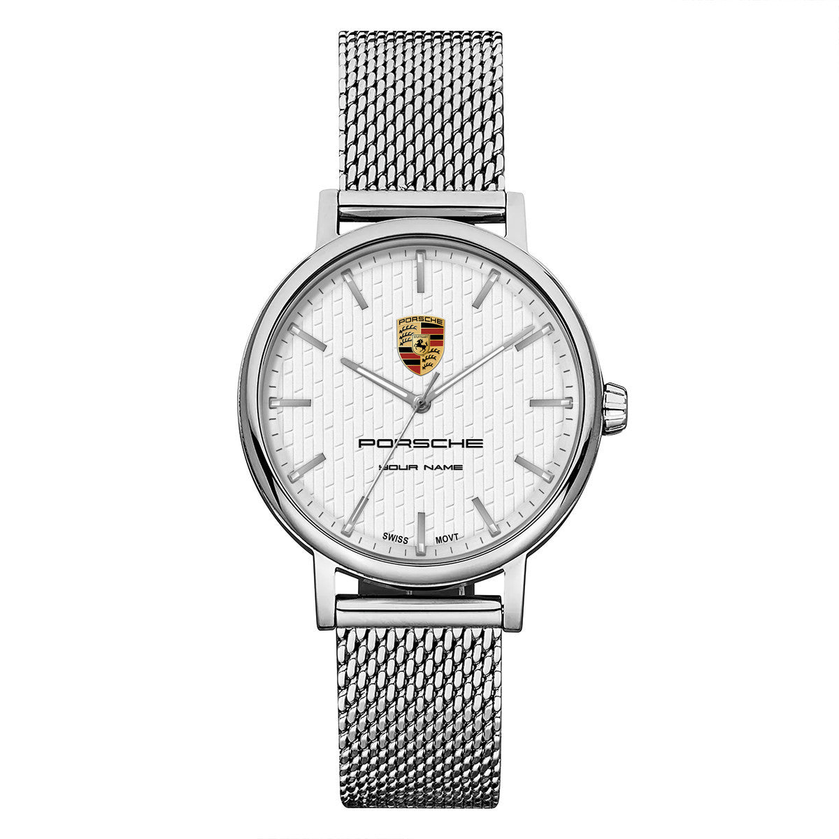 Personalized Pors Stainless Steel Watch Men Women P130301