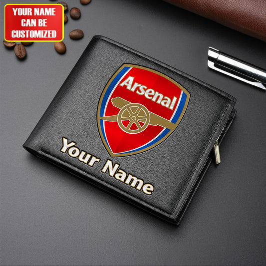 Personalized Arsenal Leather Wallet Q100408