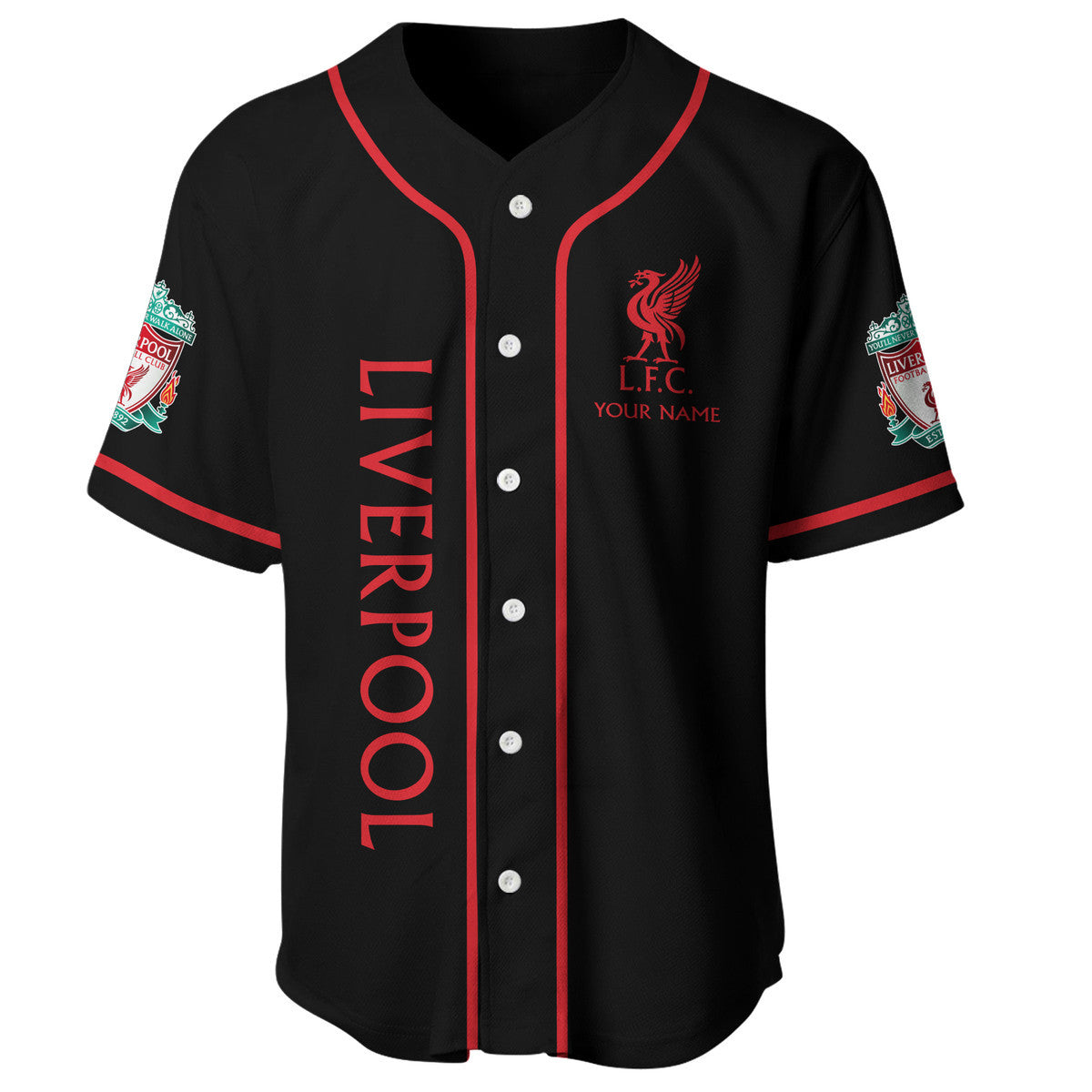 Personalized Liverpool - Baseball Jersey Shirt 3D S100408