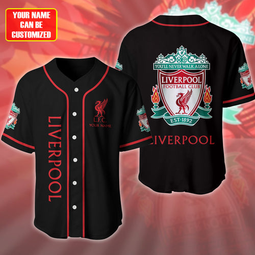Personalized Liverpool - Baseball Jersey Shirt 3D S100408