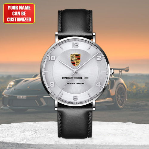 Personalized Pors Luxury Quartz Leather Watch P120401