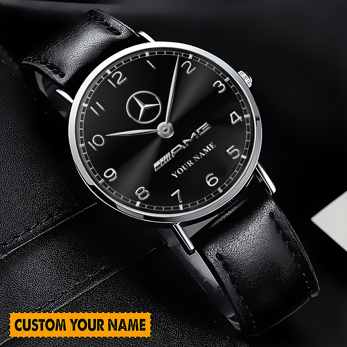 Personalized Merc - AMG Luxury Quartz Leather Watch QB240403