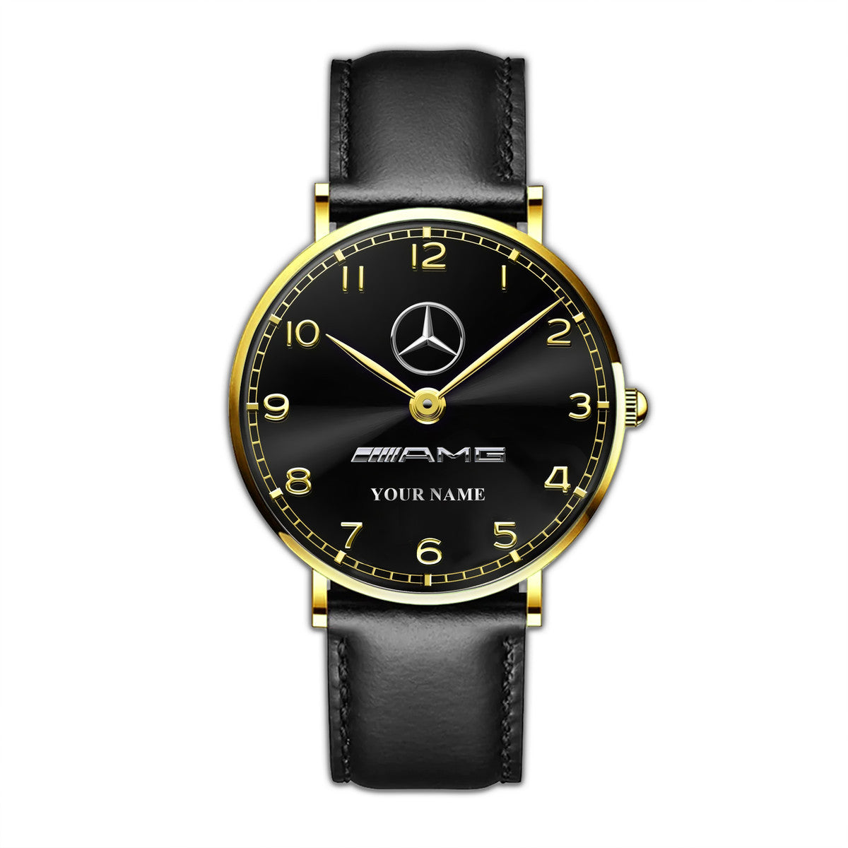 Personalized Merc - AMG Luxury Quartz Leather Watch QB240403