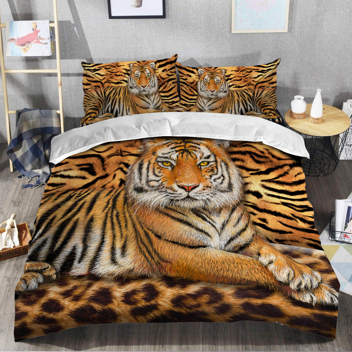 Cool Royal Tiger All Over Printed Bedding Set Q300503
