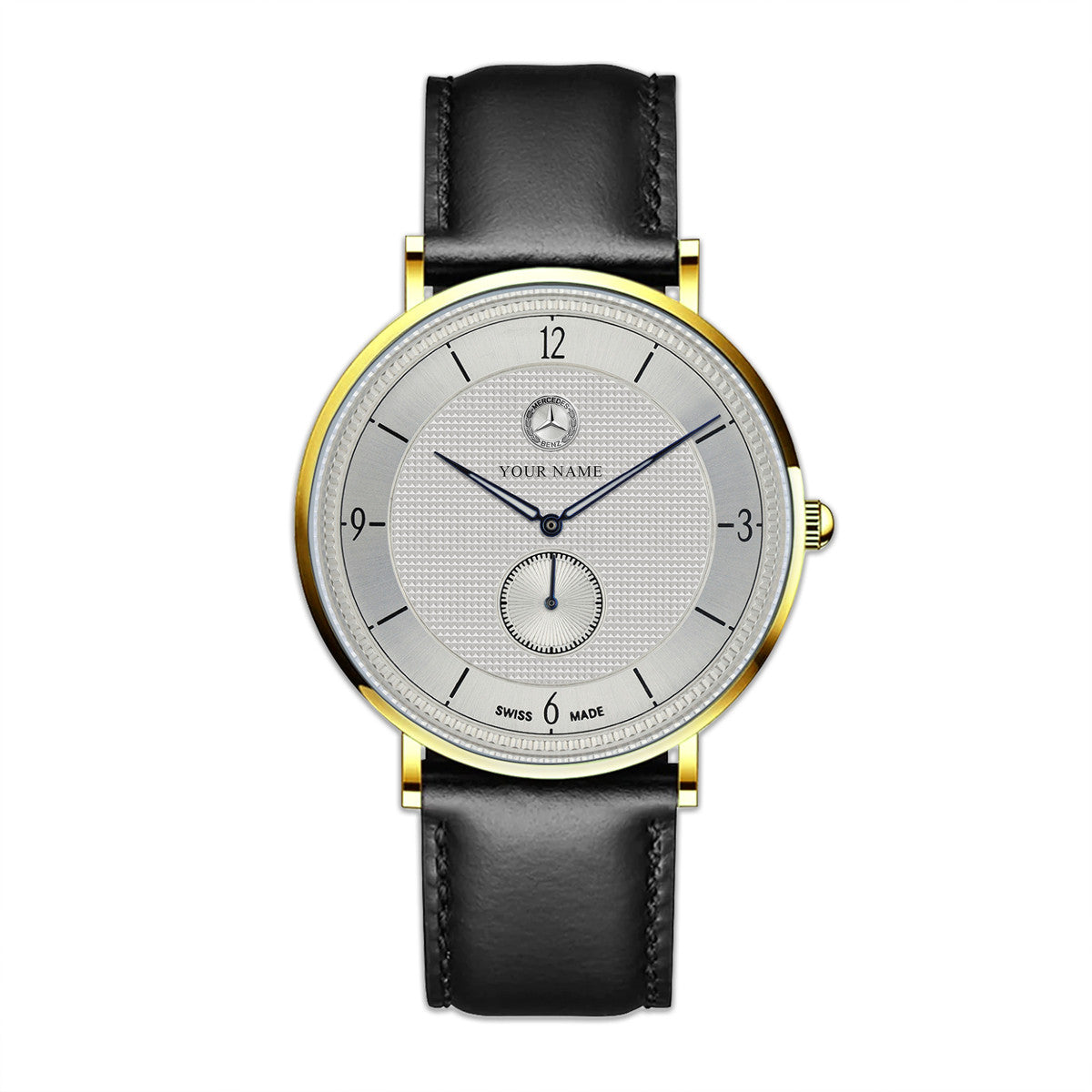 Personalized Merc Limited Edition Quartz Leather Watch P090703