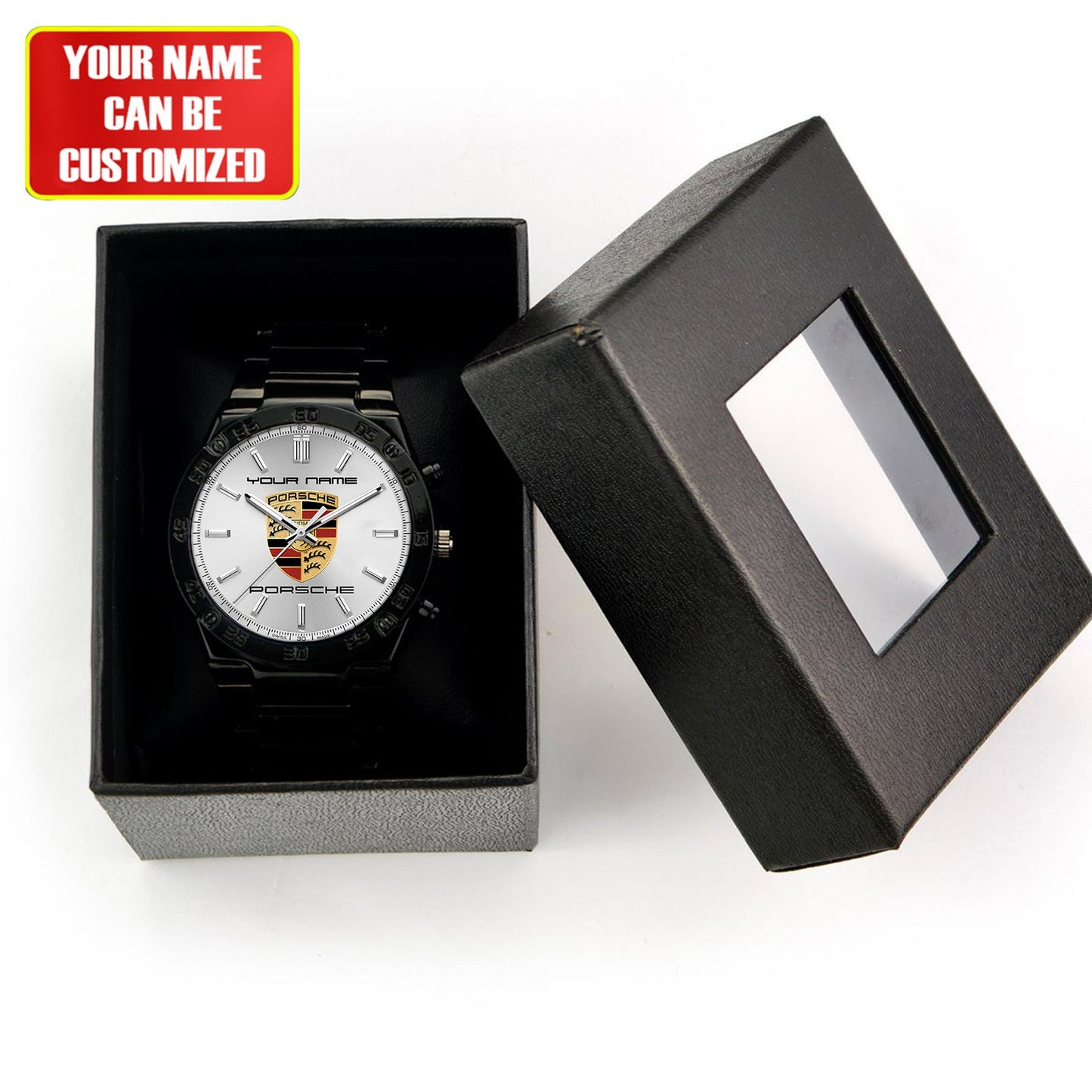 Personalized Pors Dial Steel Watch P020804