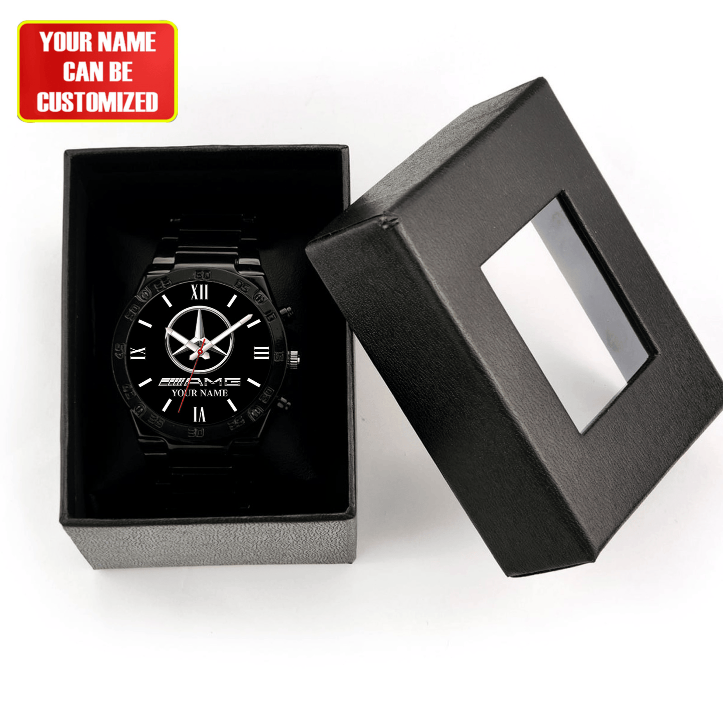 Personalized Merc AMG Dial Steel Watch S010805