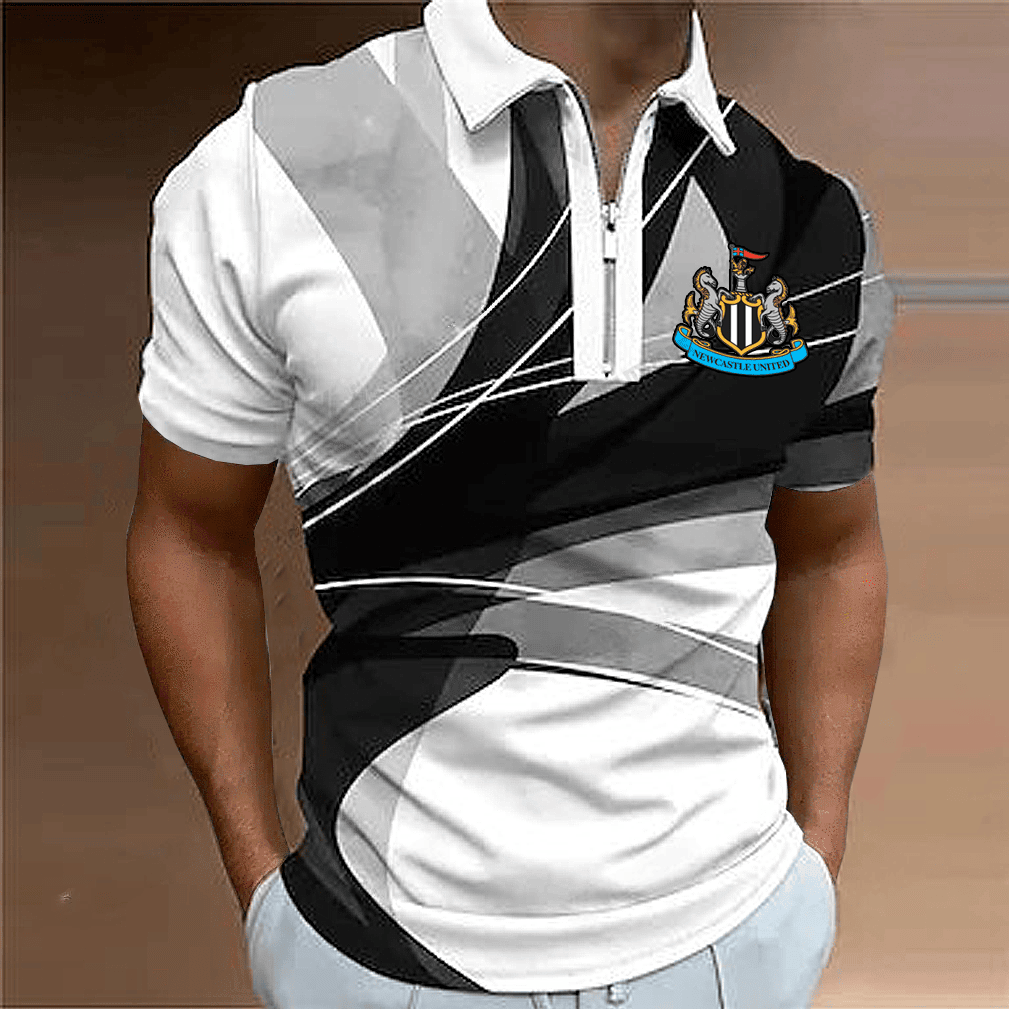 Personalized Newcastle United FC V2 3D Full Printing Set , Newcastle United FC V2 Zip Polo, Shirt , Hoodie , Short , Polo ,hawaii , ...