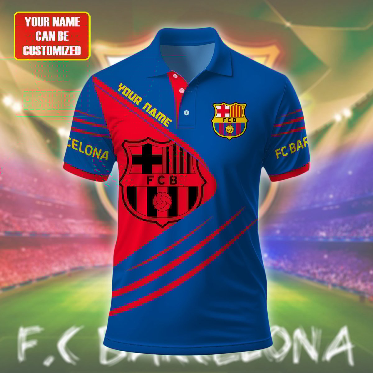 Personalized Barça V2 3D Full Printing Set , Barça Shirt , Barça Set , Hoodie , Short , Polo , hawaii , ... Q140801
