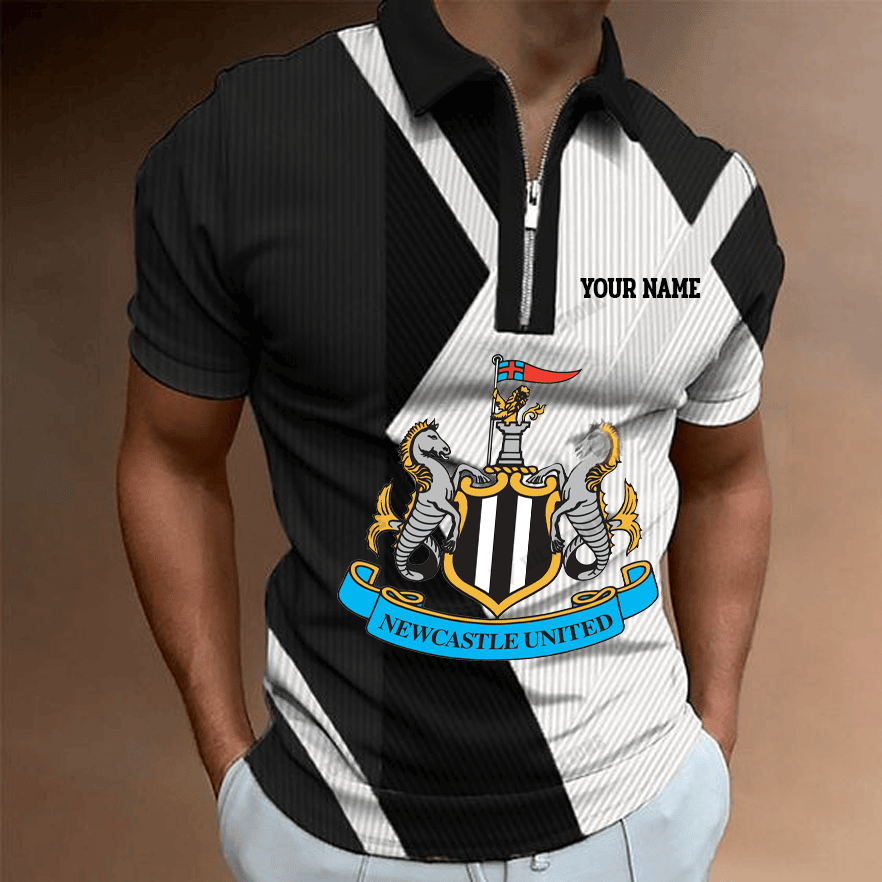 Personalized Newcastle United FC V3 3D Full Printing Set , Newcastle United FC V3 Zip Polo, Shirt , Hoodie , Short , Polo ,hawaii , ...