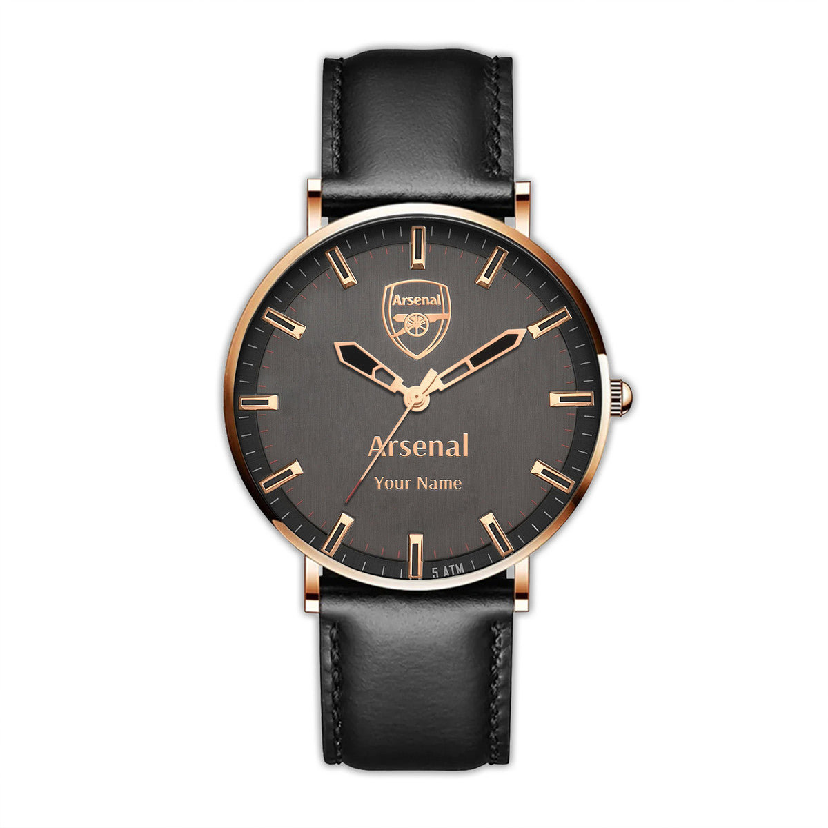 Personalized Arsenal Quartz Leather Watch QB130801