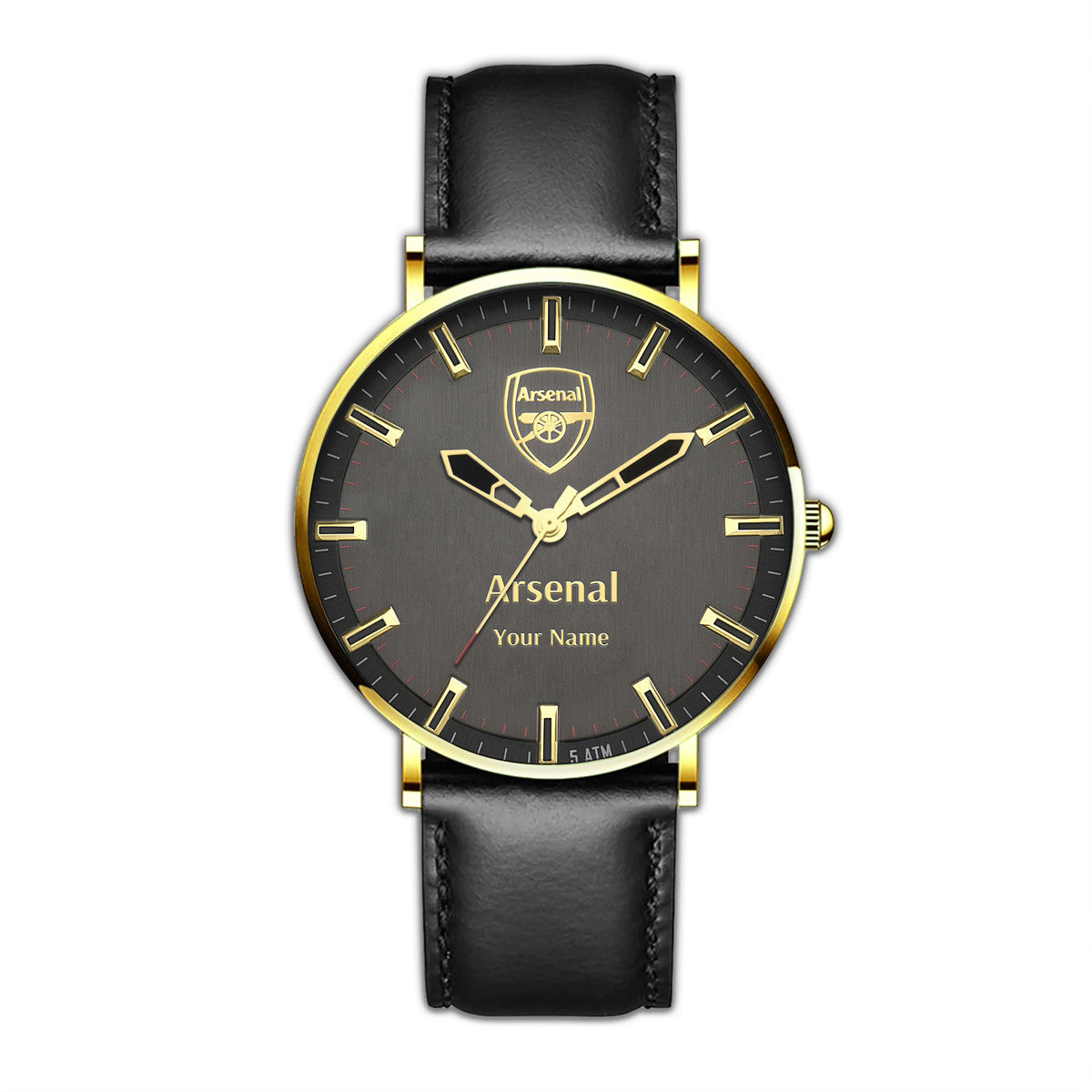 Personalized Arsenal Quartz Leather Watch QB130801
