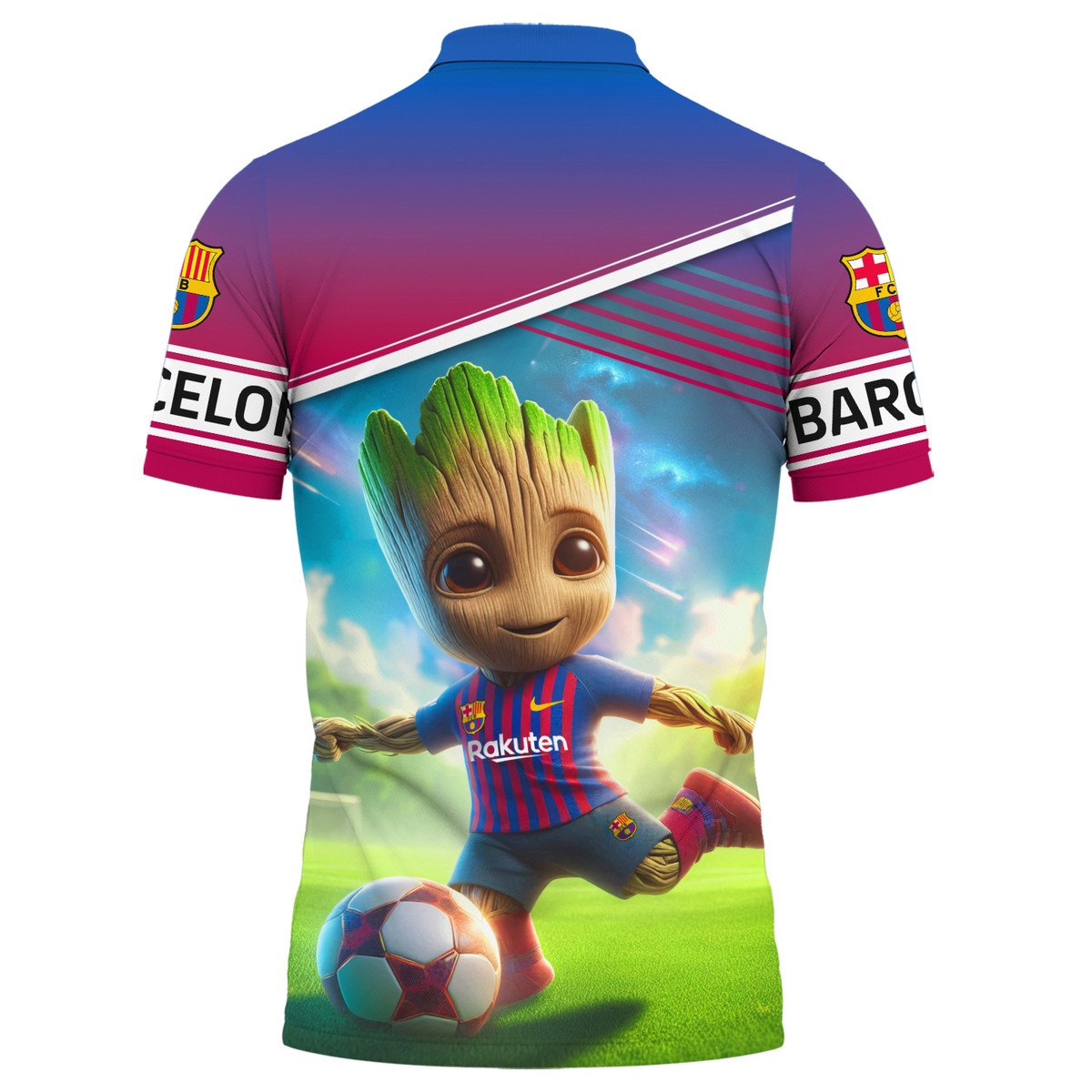 Personalized Gr Barça 3D Full Printing Set , Barça Shirt , Barça Set , Zipper Polo, Hoodie , Short , Polo , hawaii , ... Q150802